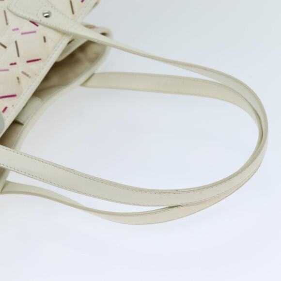 DIOR Lady DIOR Canage Tote Bag Coated Canvas White - Picture 7 of 12